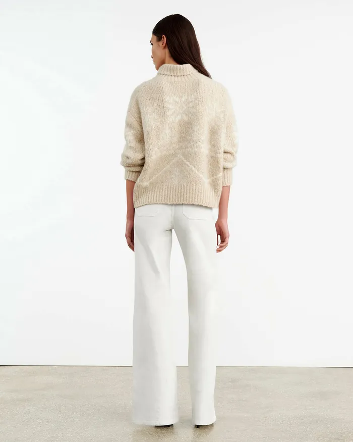 Knits and Sweaters MEREDITH TURTLENECK SWEATER BeigeIvory 8211 Nili Lotan Women