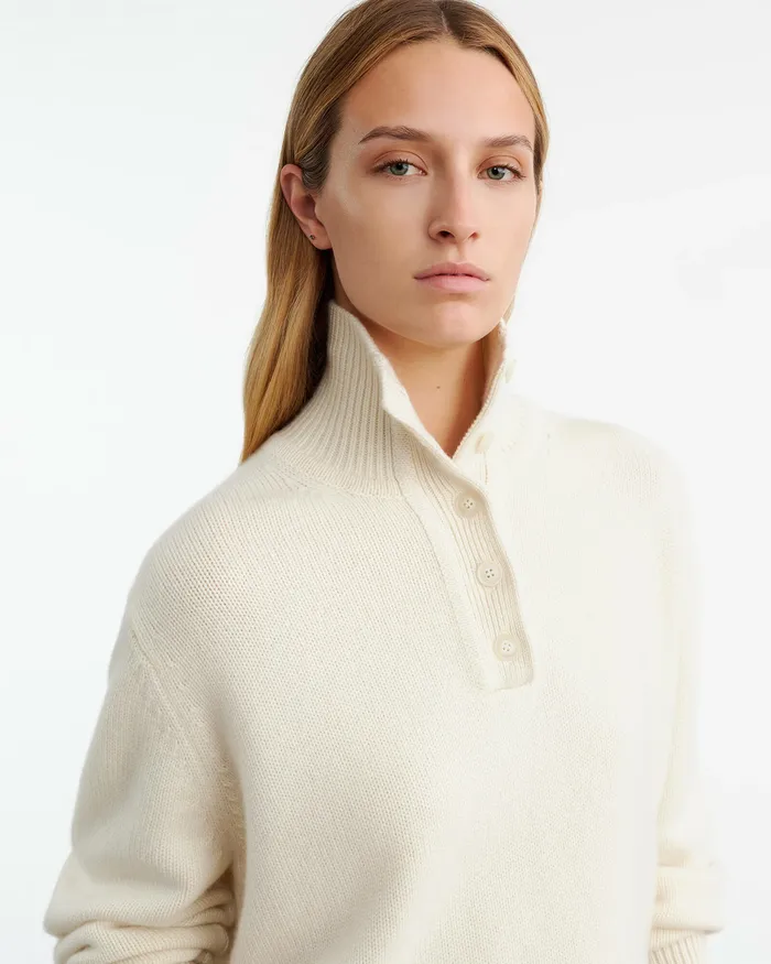 Knits and Sweaters Women RENATA CASHMERE SWEATER Ivory Nili Lotan