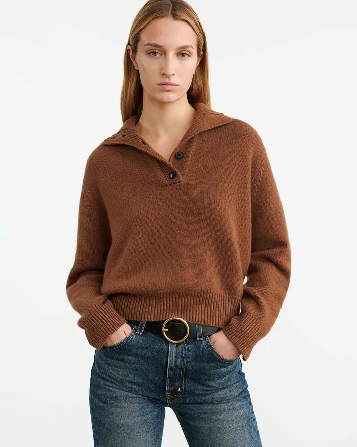 Knits and Sweaters Women RENATA CASHMERE SWEATER Ivory Nili Lotan