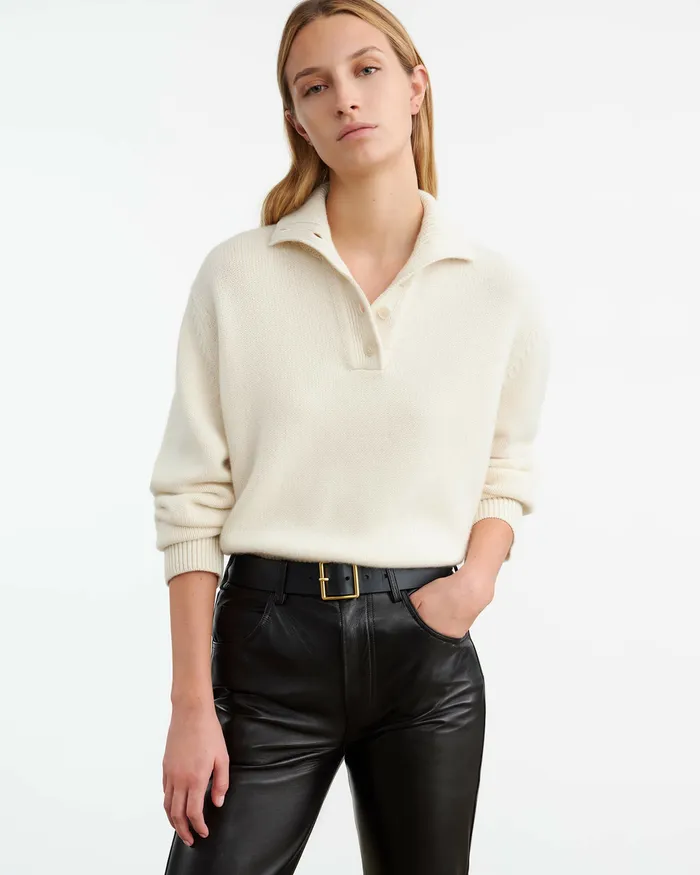 Knits and Sweaters Women RENATA CASHMERE SWEATER Ivory Nili Lotan