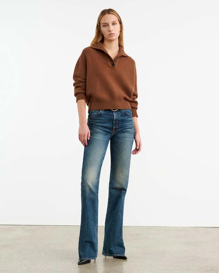 Knits and Sweaters Women RENATA CASHMERE SWEATER Ivory Nili Lotan