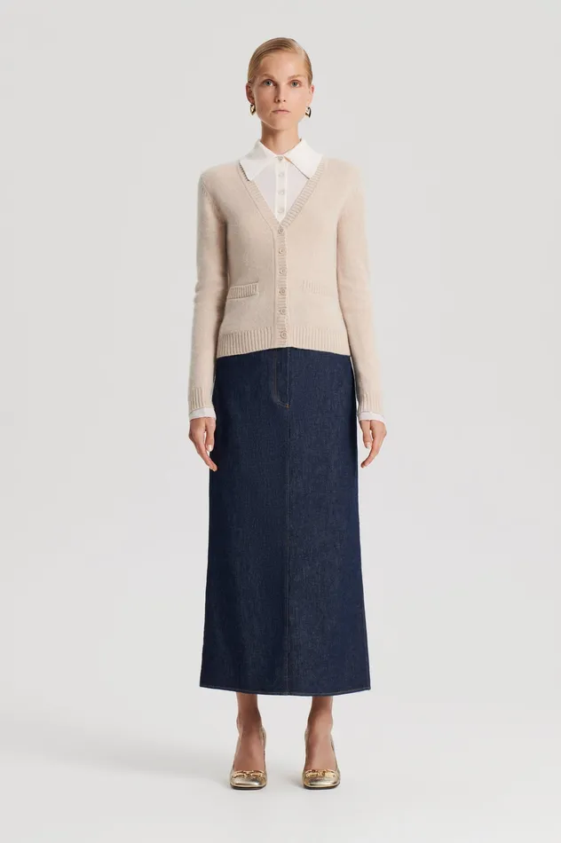 Knitwear Scanlan Theodore Women CASHMERE V WHEAT