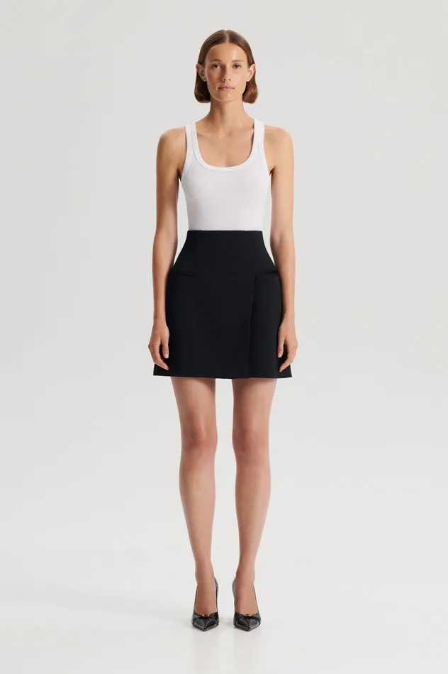 Knitwear Scanlan Theodore Women SILK COTTON SINGLET WHITE