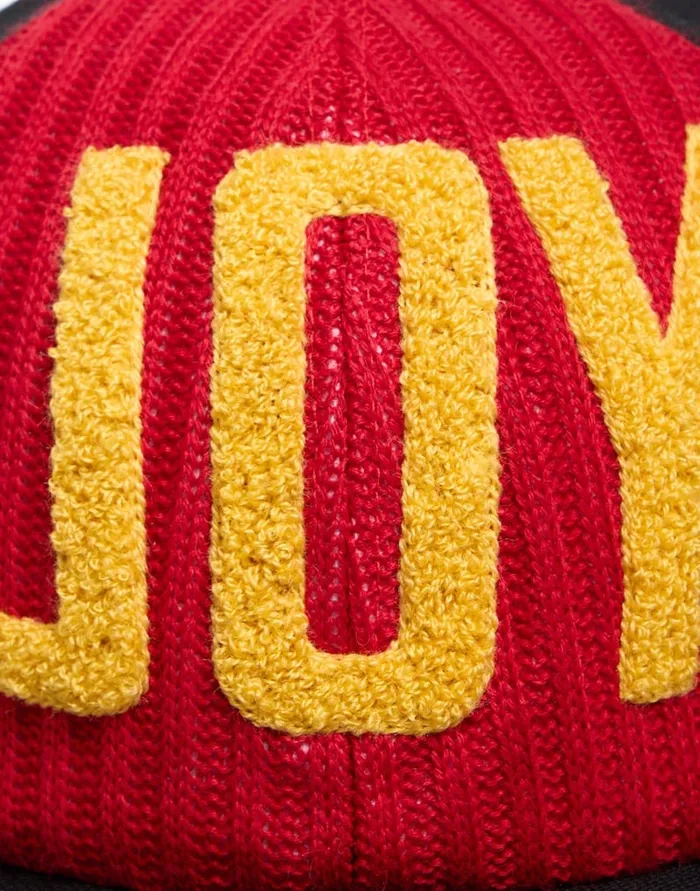La Doublej Babeball Cap Solid Red In Wool Women Hats