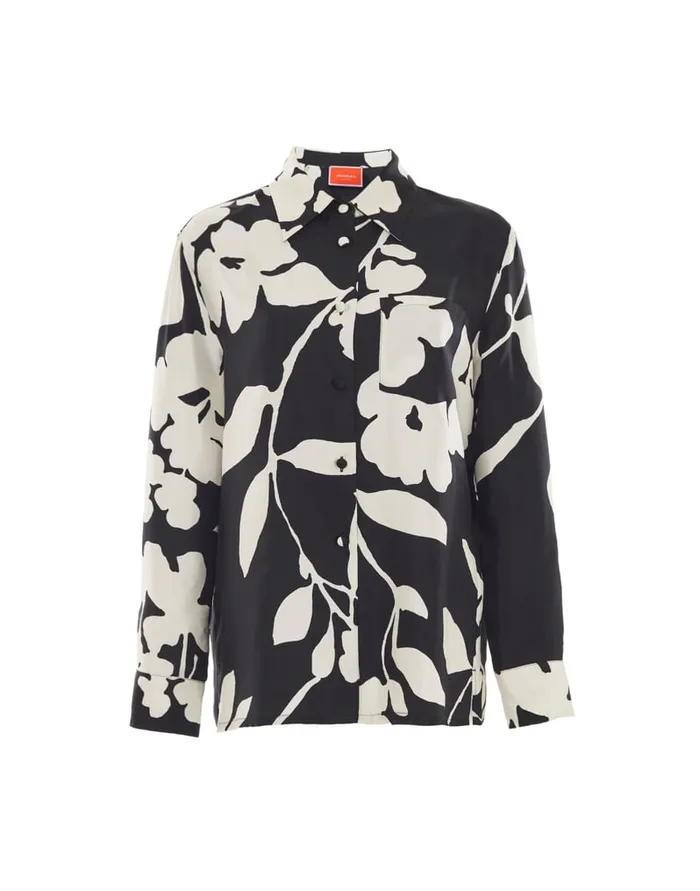 La Doublej Boy Shirt Winter Jasmine In Twill Silk Women Shirts and Tops