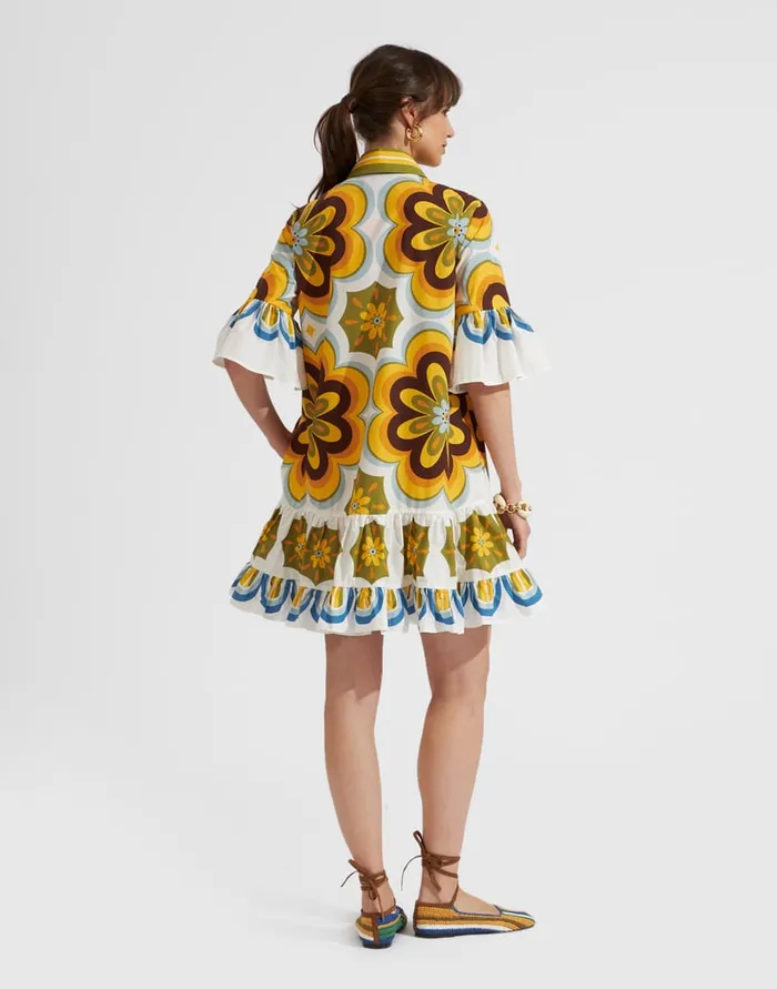 La Doublej Choux Dress Ciccio Place In Cotton Poplin Women Dresses