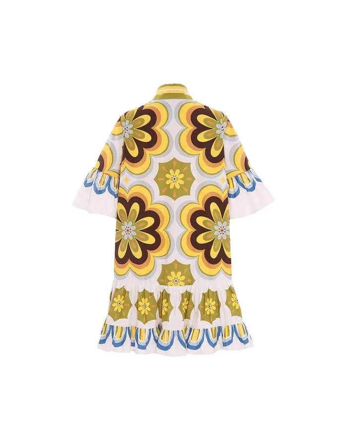La Doublej Choux Dress Ciccio Place In Cotton Poplin Women Dresses