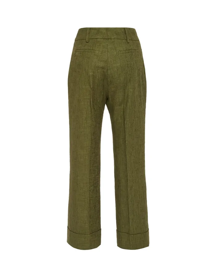 La Doublej Hendrix Pants Solid Camouflage In Shot Cotton Women Shorts and Pants