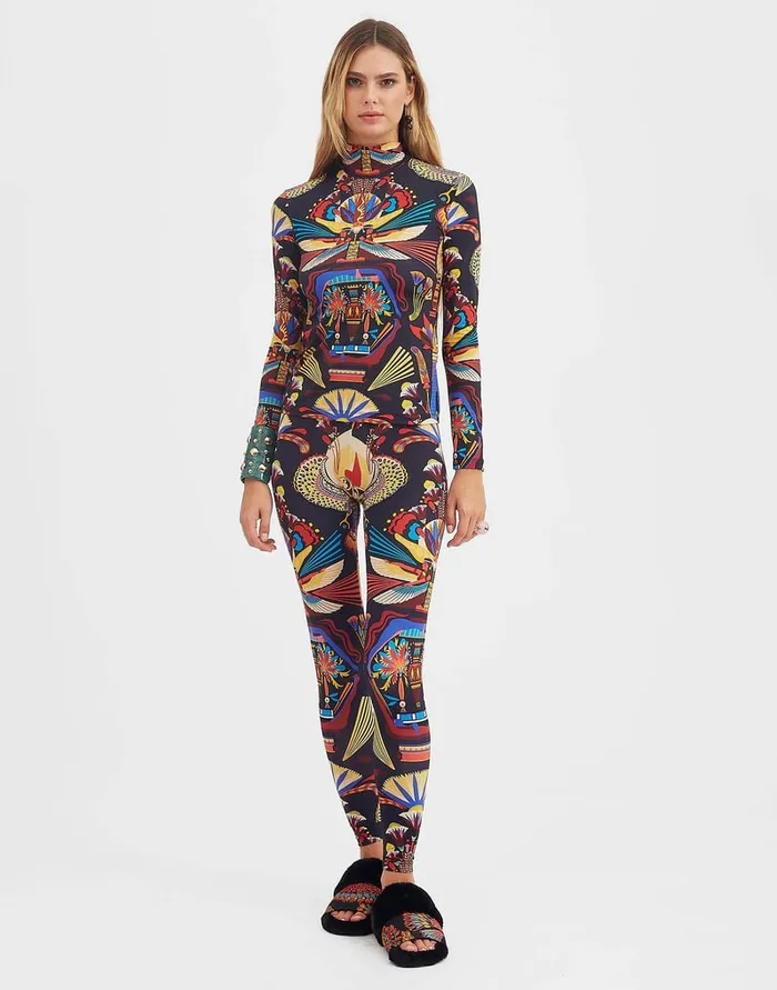 La Doublej Leggings Nephthys Navy In Skinny Jersey Women Shorts and Pants