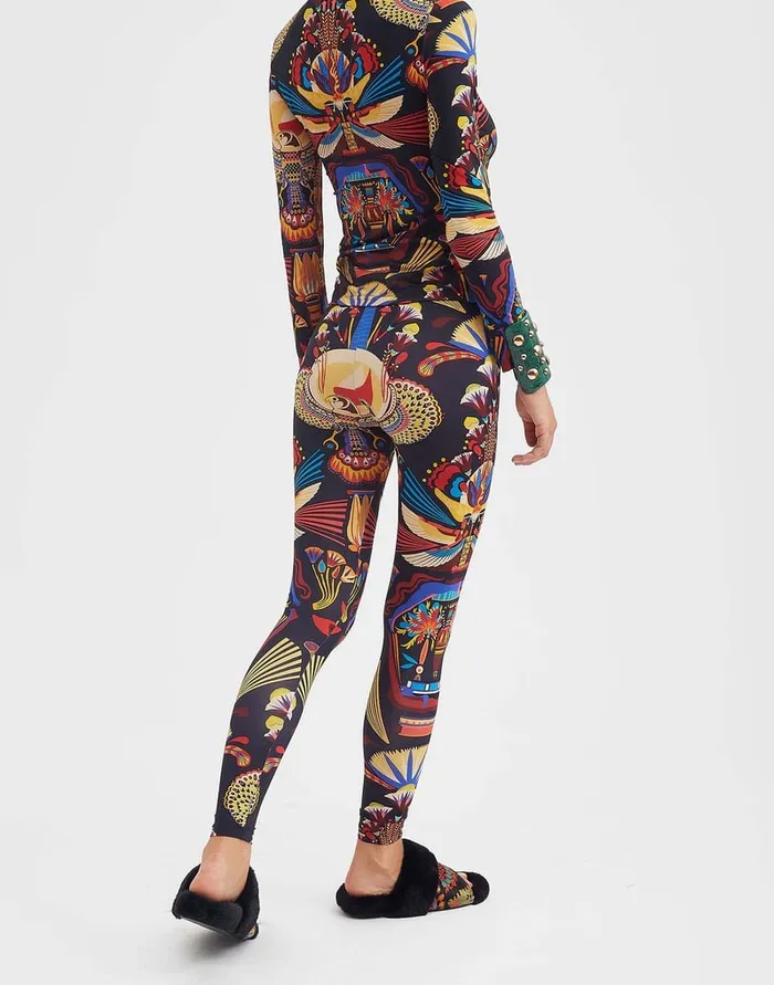 La Doublej Leggings Nephthys Navy In Skinny Jersey Women Shorts and Pants