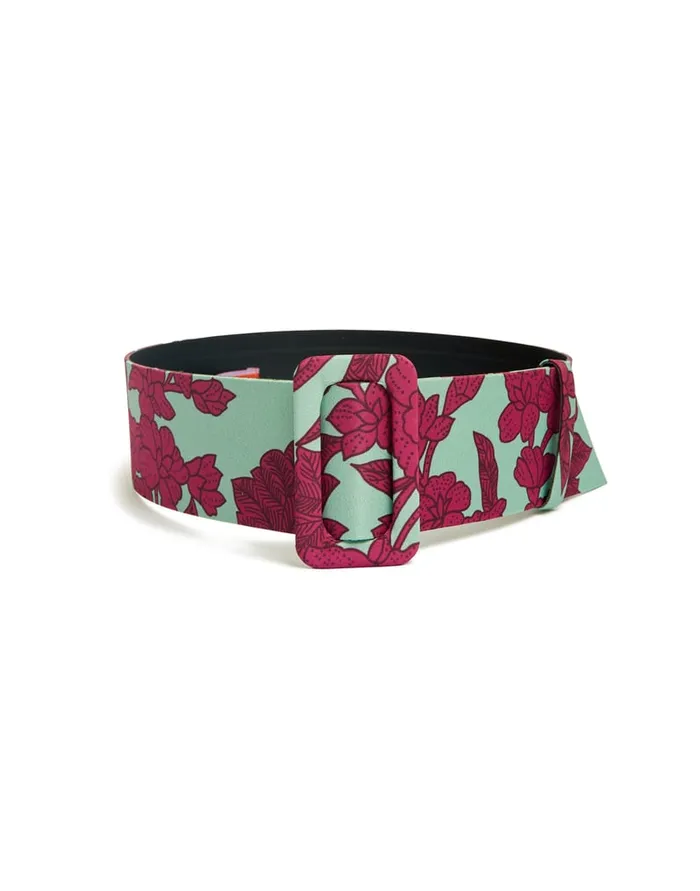 La Doublej Medium Belt Lilium Purple In Light Faille Women Small Accessories
