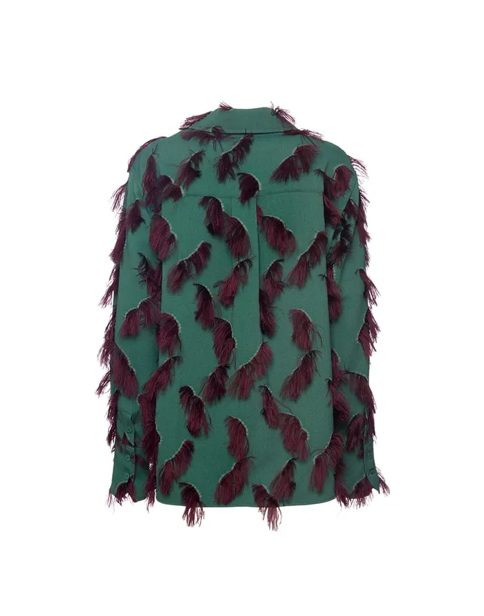 La Doublej Milano Jacket Hotspot Emerald In Fil Coup Women Outerwear