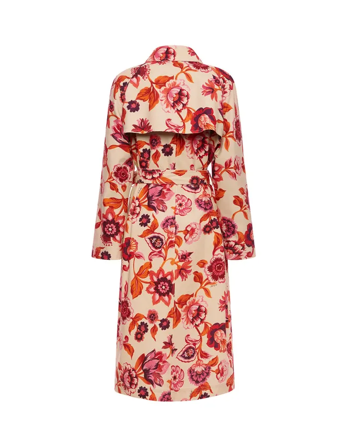 La Doublej Milano Trench Coat Hottie Cream In Cotton Gabardine Women Outerwear