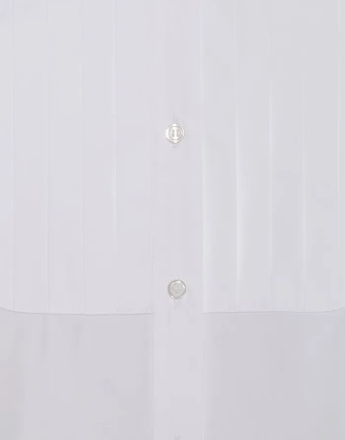 La Doublej Peggy Shirt Solid White In Tailor Poplin Women Shirts and Tops