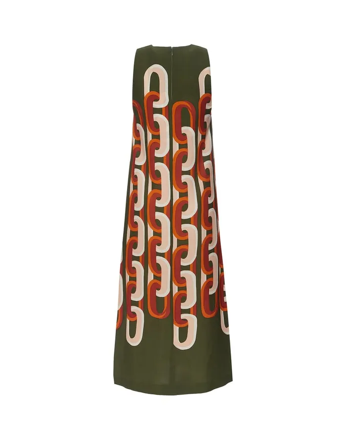 La Doublej Racer Midi Dress Prometheus Place Camouflage In Sabl Women Dresses