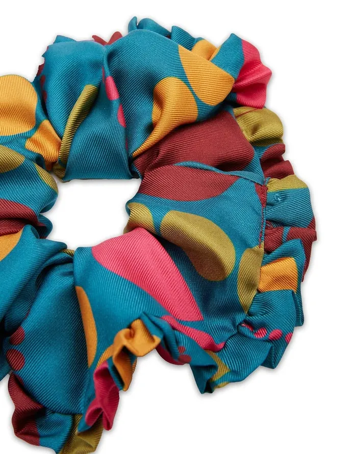 La Doublej Scrunchie Bubbles In Twill Women Hair Accessories