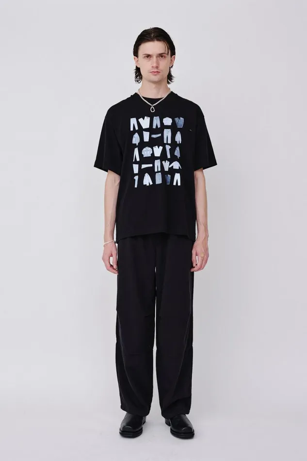 LA Photo Print 8211 Washed Black WomenMen Won Hundred Tops and Tshirts