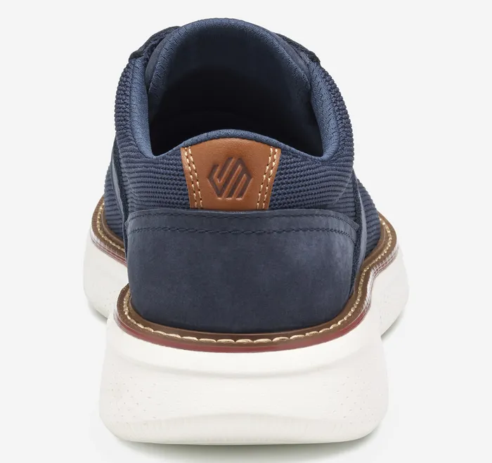 LaceUps Men Hayden Knit Plain Toe Navy Knit Johnston and Murphy