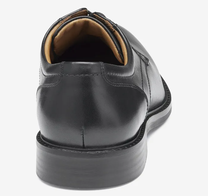 LaceUps Men Mason Plain Toe Black Full Grain Johnston and Murphy