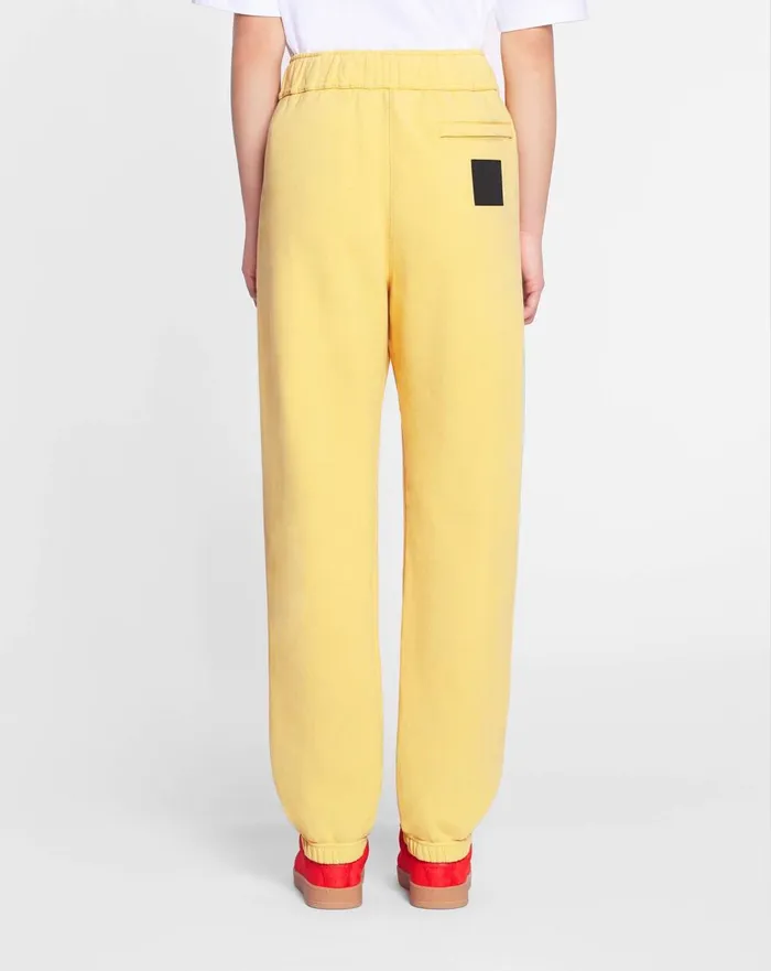 Lanvin X Future Unisex Logo Jogging Pants Corn Men Lanvin Pants and Shorts