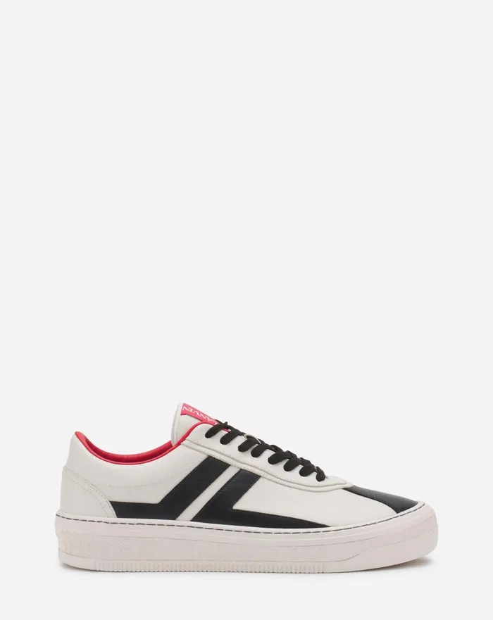 Leather Cash Sneakers Lanvin X Future For Men Off White Black Men Lanvin Sneakers