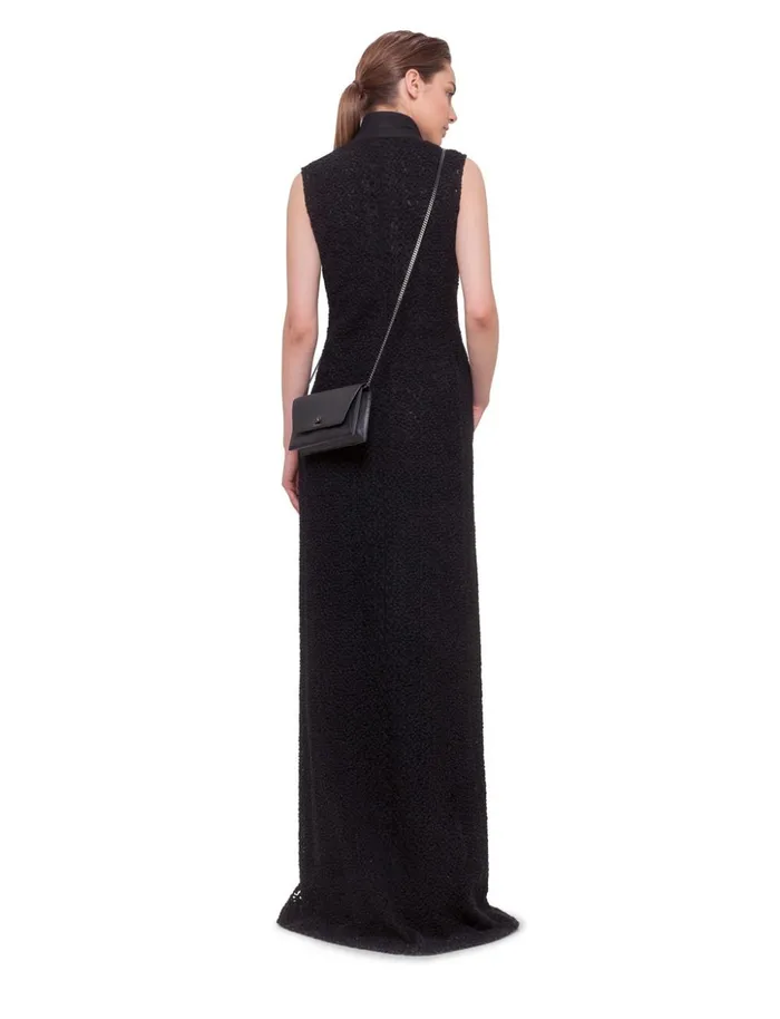Leather Crossbody Envelope Clutch Black Women Akris Shoulder Bags