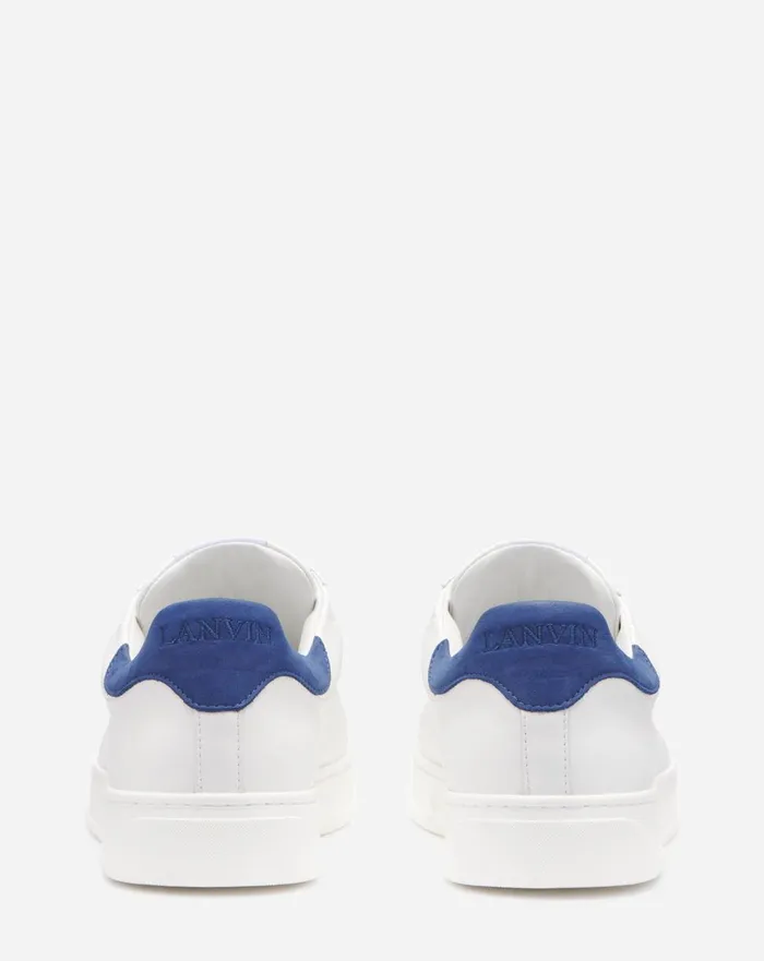 Leather Ddb0 Sneakers Whiteblue Men Lanvin Sneakers