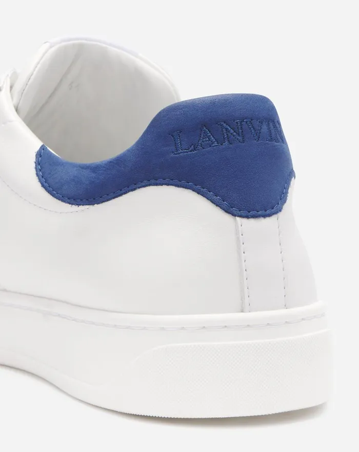 Leather Ddb0 Sneakers Whiteblue Men Lanvin Sneakers