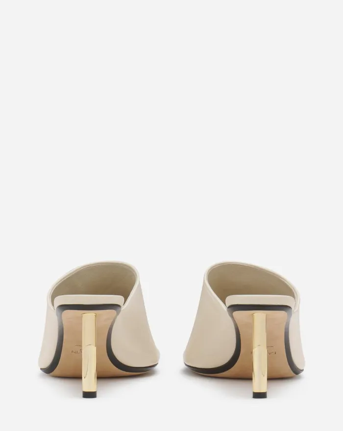 Leather Sequence By Lanvin Mules Milk Women Lanvin Sandals and Mules