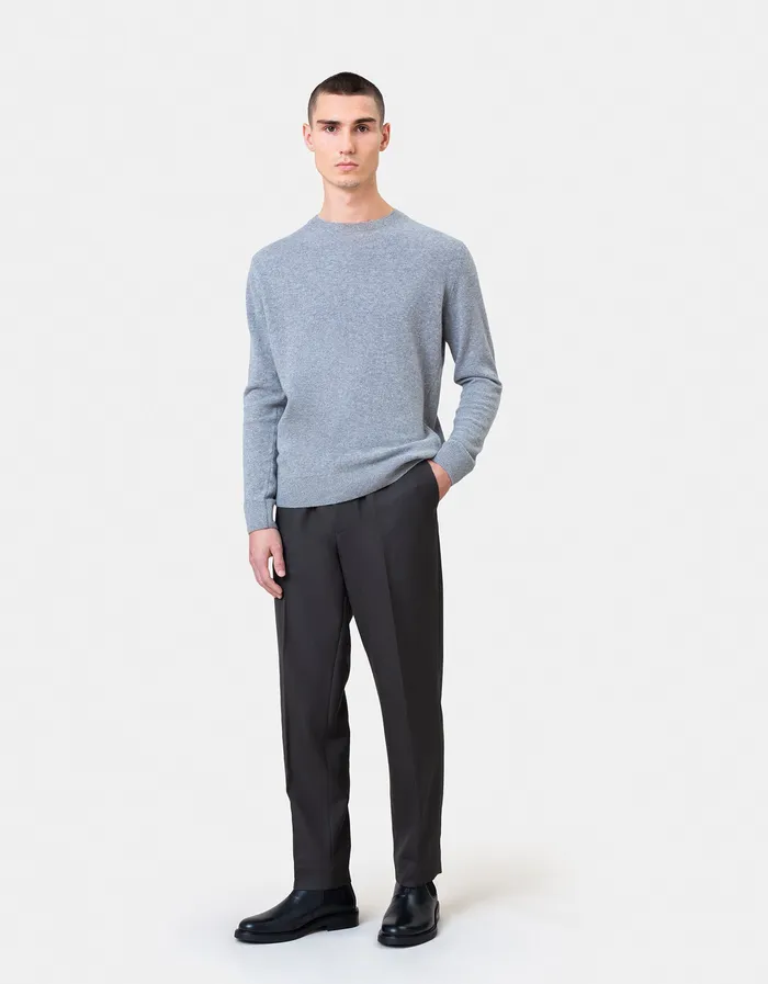 Light Merino Wool Crew 8211 Sahara Camel Knit Sweaters Colorfulstandard Men