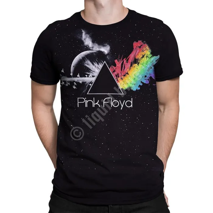 Liquid Blue Athletic TShirt Men Any Colour You Like Black Athletic TShirt