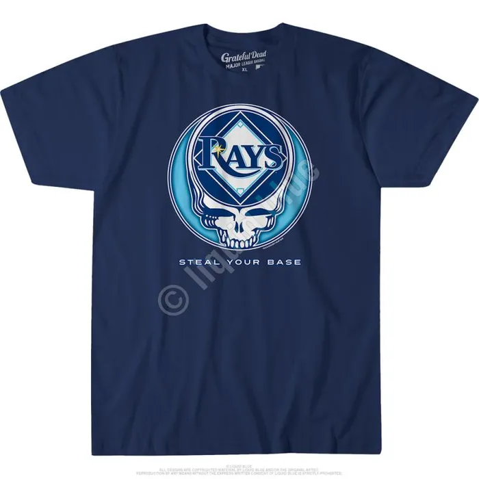 Liquid Blue Athletic TShirt Men Tampa Bay Rays Steal Your Base Navy Athletic TShirt Liquid Blue Athletic TShirt Men Tampa Bay Rays Steal Your Base Navy Athletic TShirt
