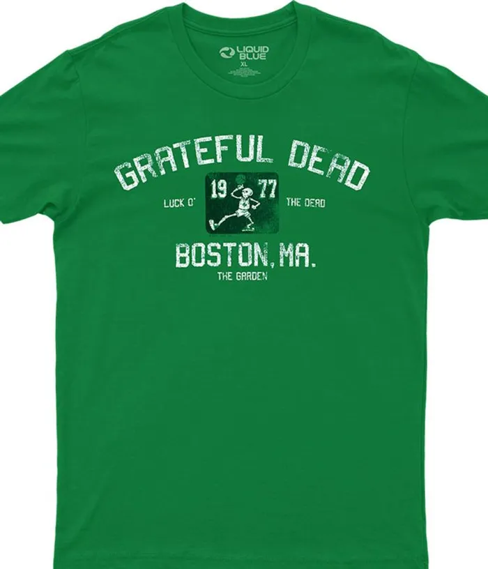 Liquid Blue Athletic TShirt Men The Garden Green Athletic TShirt