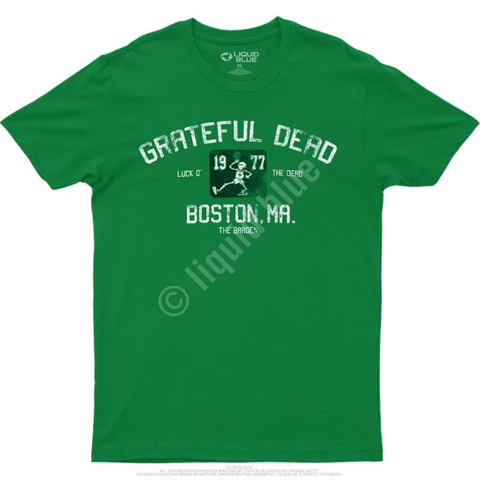 Liquid Blue Athletic TShirt Men The Garden Green Athletic TShirt