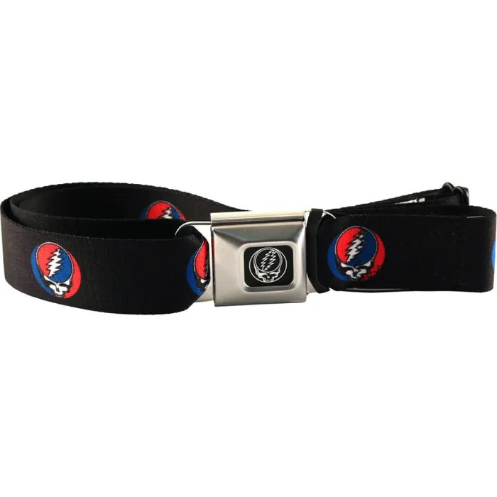 Liquid Blue Belts Accessories SYF Logo Seatbelt Belt Black