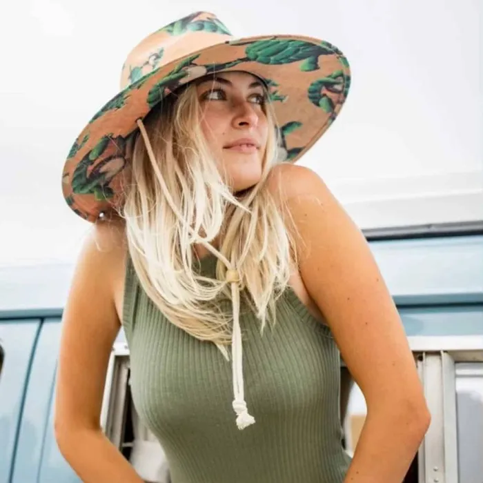 Liquid Blue Hats Accessories Dancin Turtles Resort Hat