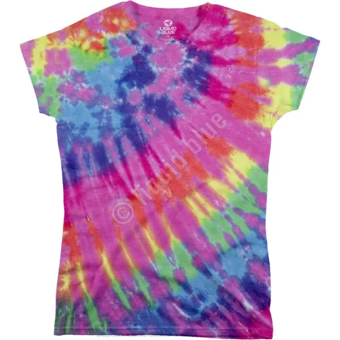 Liquid Blue Juniors Unprinted TieDyes Women Rainbow Nebula Unprinted Juniors Long Length TieDye TShirt Liquid Blue Juniors Unprinted TieDyes Women Rainbow Nebula Unprinted Juniors Long Length TieDye TShirt
