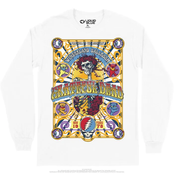Liquid Blue Long Sleeve Men Closing Of Winterland Long Sleeve TShirt