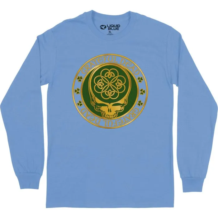Liquid Blue Long Sleeve Men Emerald Dead Long Sleeve TShirt
