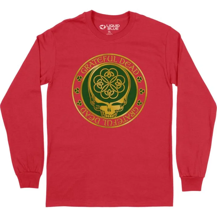 Liquid Blue Long Sleeve Men Emerald Dead Long Sleeve TShirt