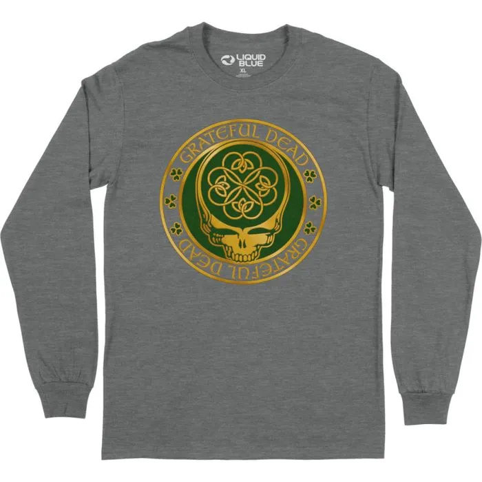 Liquid Blue Long Sleeve Men Emerald Dead Long Sleeve TShirt