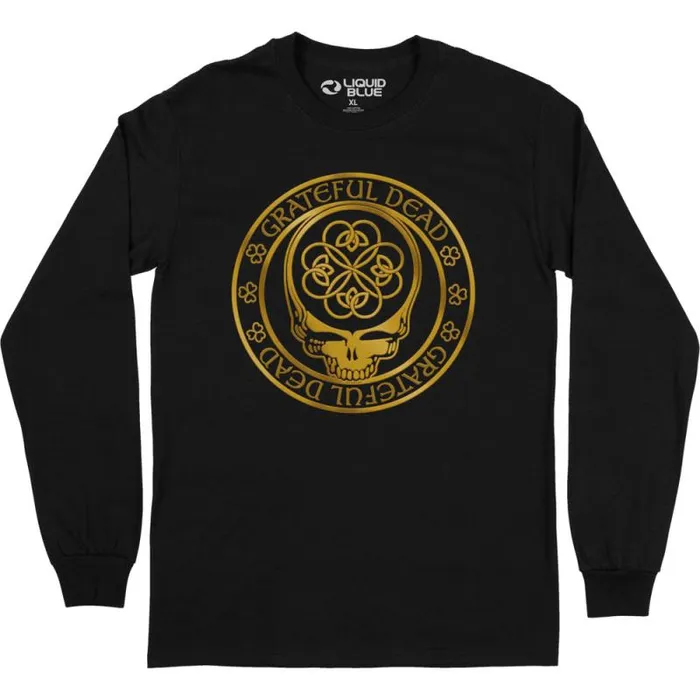 Liquid Blue Long Sleeve Men Emerald Dead Long Sleeve TShirt