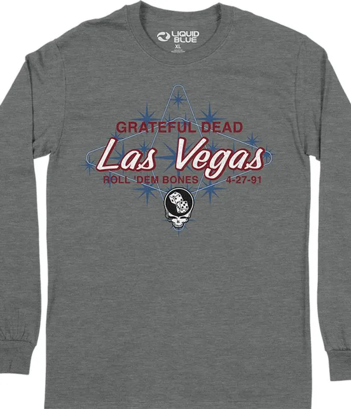 Liquid Blue Long Sleeve Men Las Vegas Long Sleeve TShirt