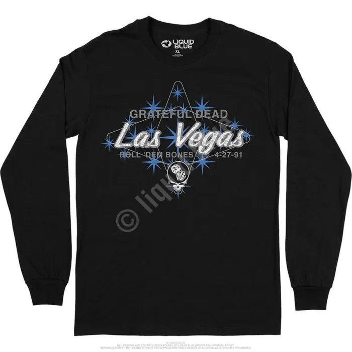 Liquid Blue Long Sleeve Men Las Vegas Long Sleeve TShirt