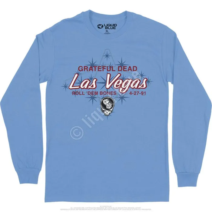 Liquid Blue Long Sleeve Men Las Vegas Long Sleeve TShirt