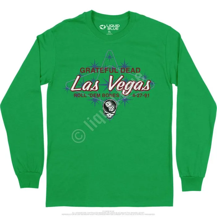 Liquid Blue Long Sleeve Men Las Vegas Long Sleeve TShirt