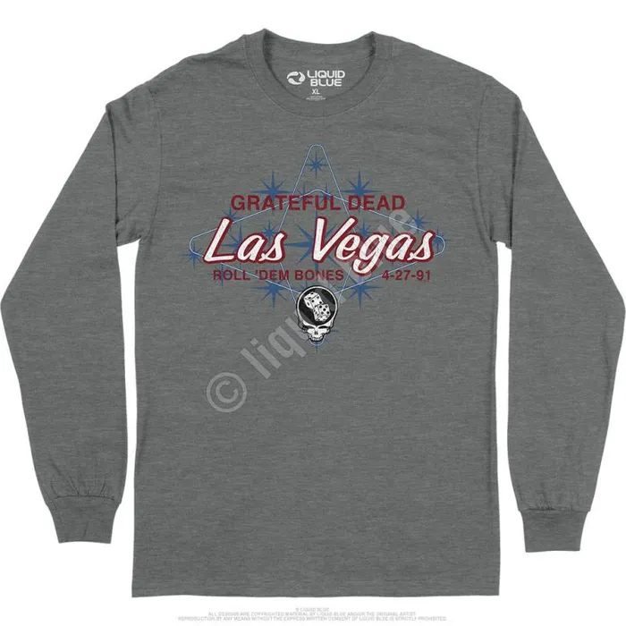 Liquid Blue Long Sleeve Men Las Vegas Long Sleeve TShirt