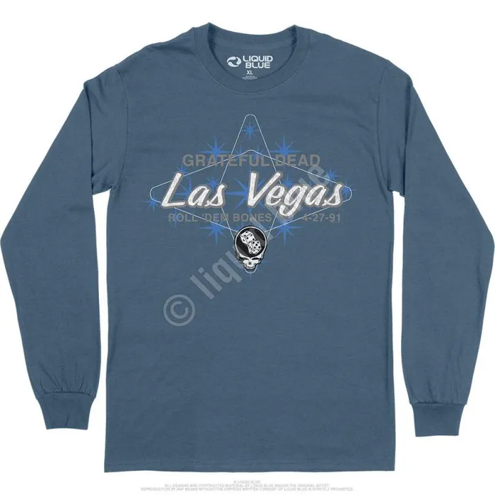 Liquid Blue Long Sleeve Men Las Vegas Long Sleeve TShirt