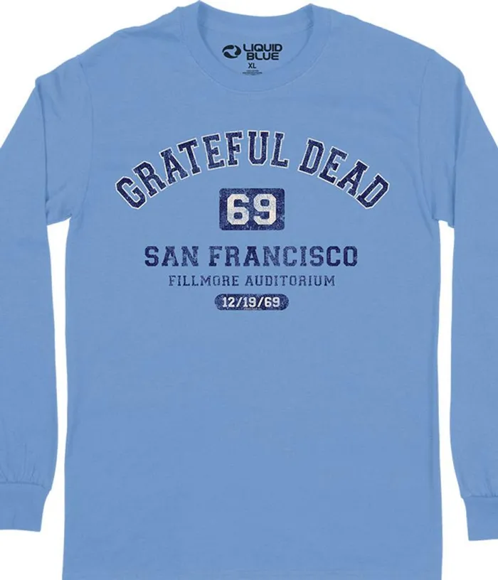 Liquid Blue Long Sleeve Men San Francisco 69 Long Sleeve TShirt