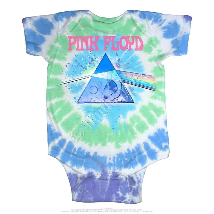Liquid Blue Onesies Kids Dark Side Oil Paint TieDye Onesie